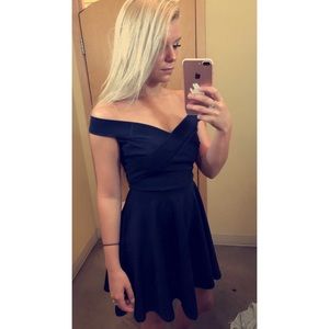 Navy blue Windsor dress